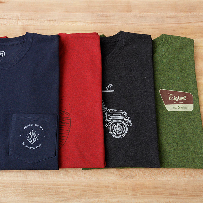 public-lands-t-shirt-q6 klean_shirt_all_designs_outlayed_lifestyle.jpg